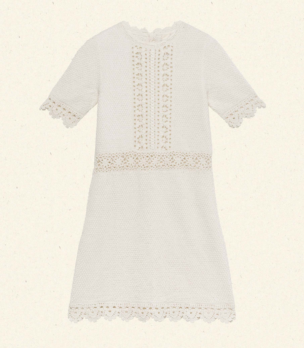 BATHILDE DRESS -- PEARL