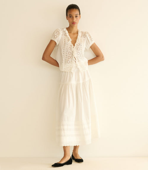 CLAIRETTE TOP -- SALT