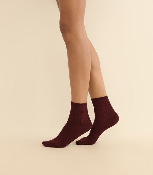COLLÉGIEN LA MINI ANKLE SOCK -- BORDEAUX