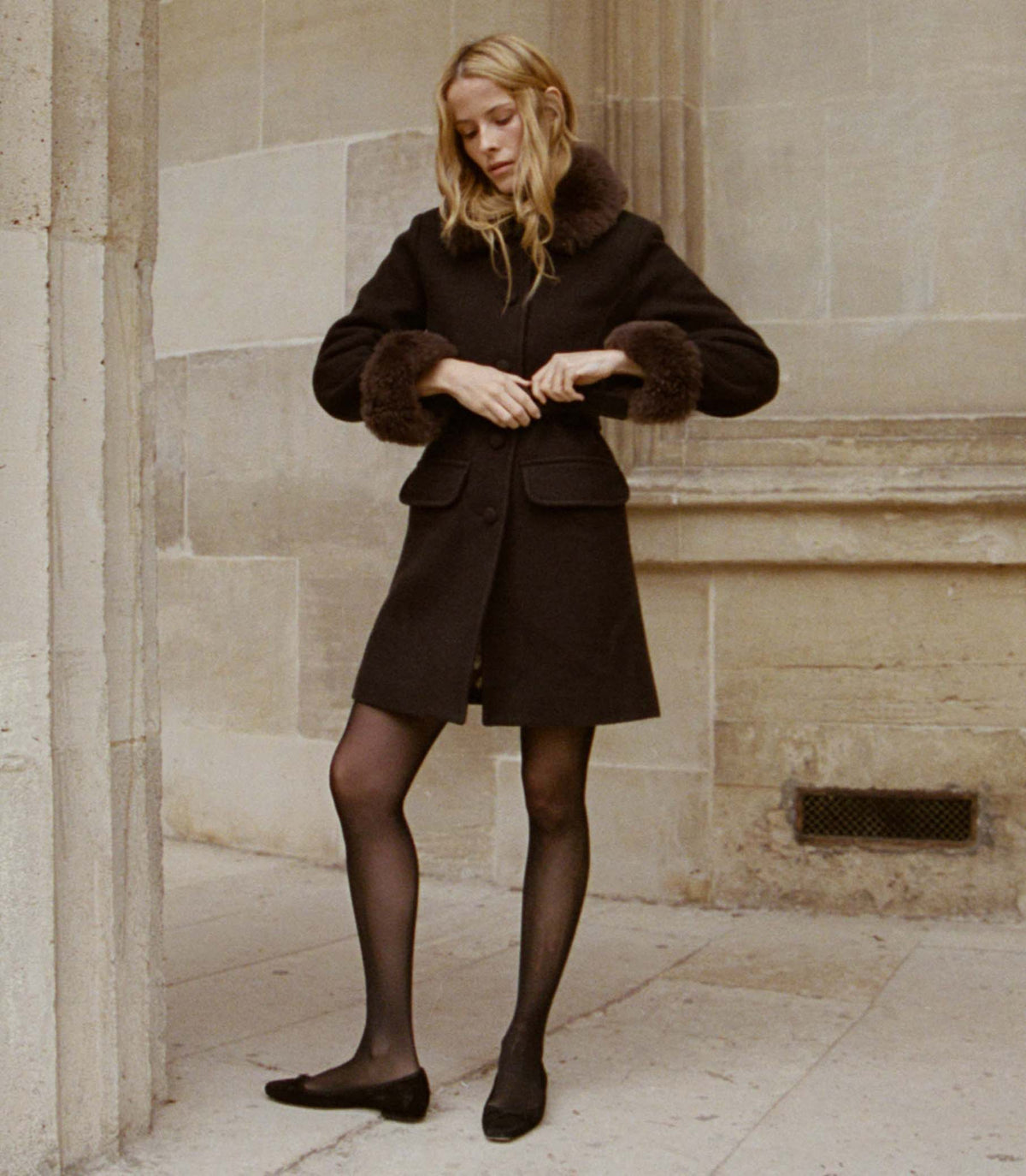 FARROW COAT -- CHOCOLATE