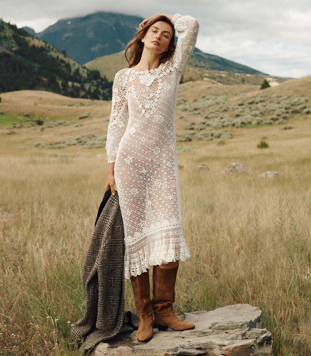 FLORIA DRESS -- PEARL