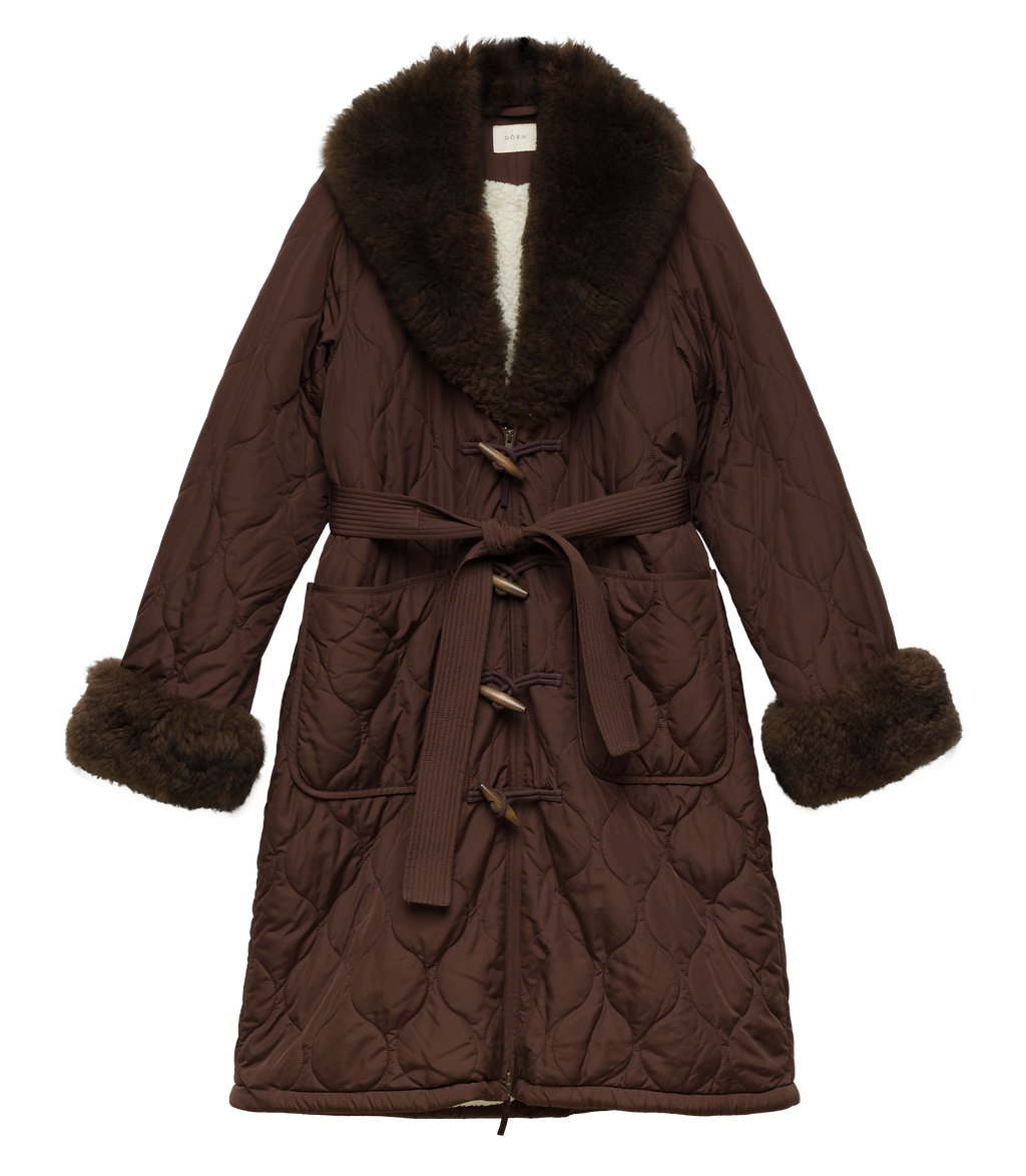 HEMLOCK COAT -- CHOCOLATE BROWN