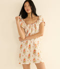 JULIA DRESS -- ROSE PETIT BOUQUET DE CHAMONIX