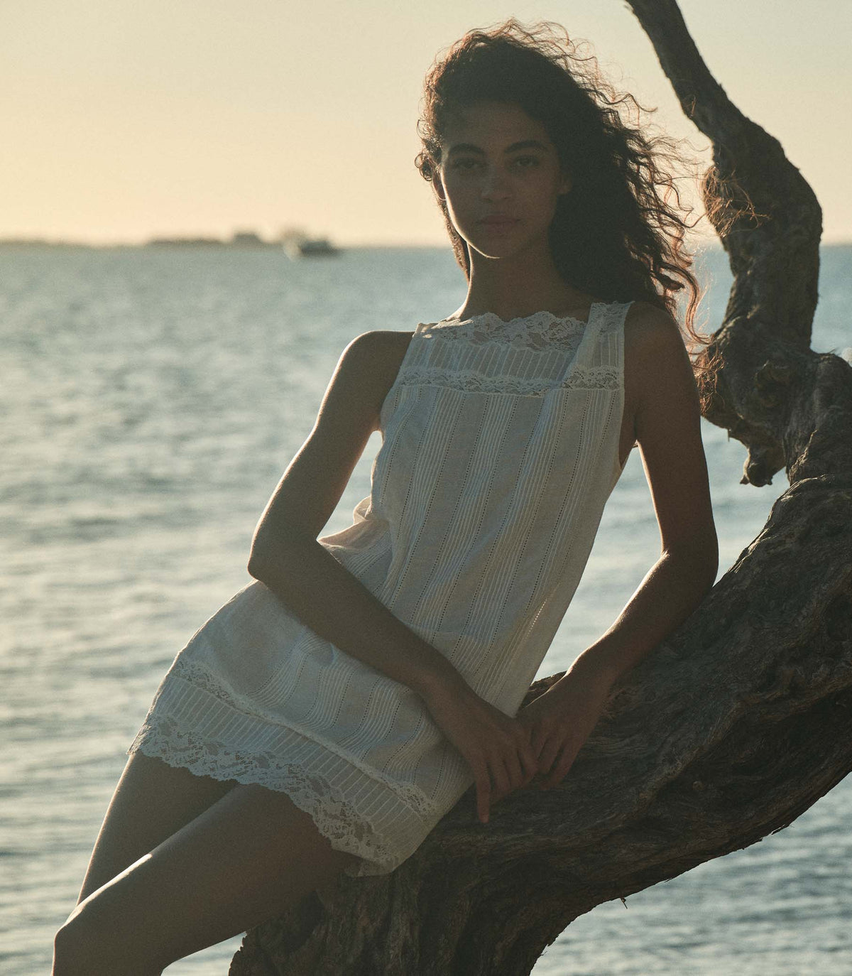 LIDA DRESS -- SALT