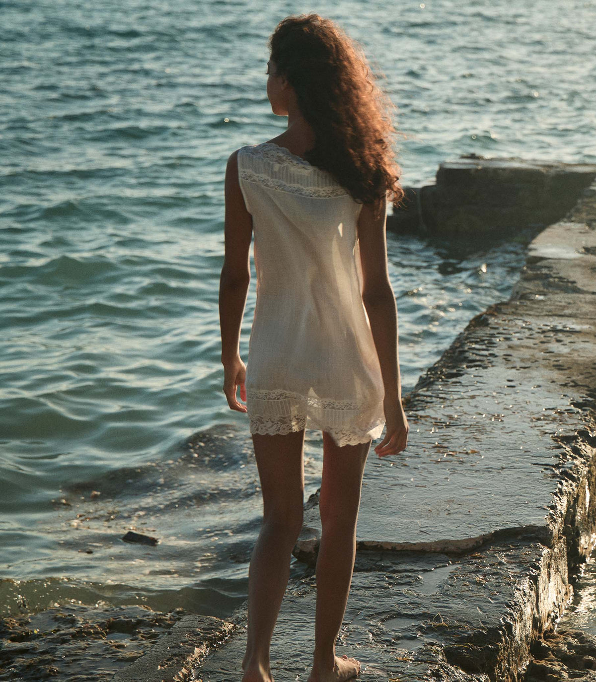 LIDA DRESS -- SALT