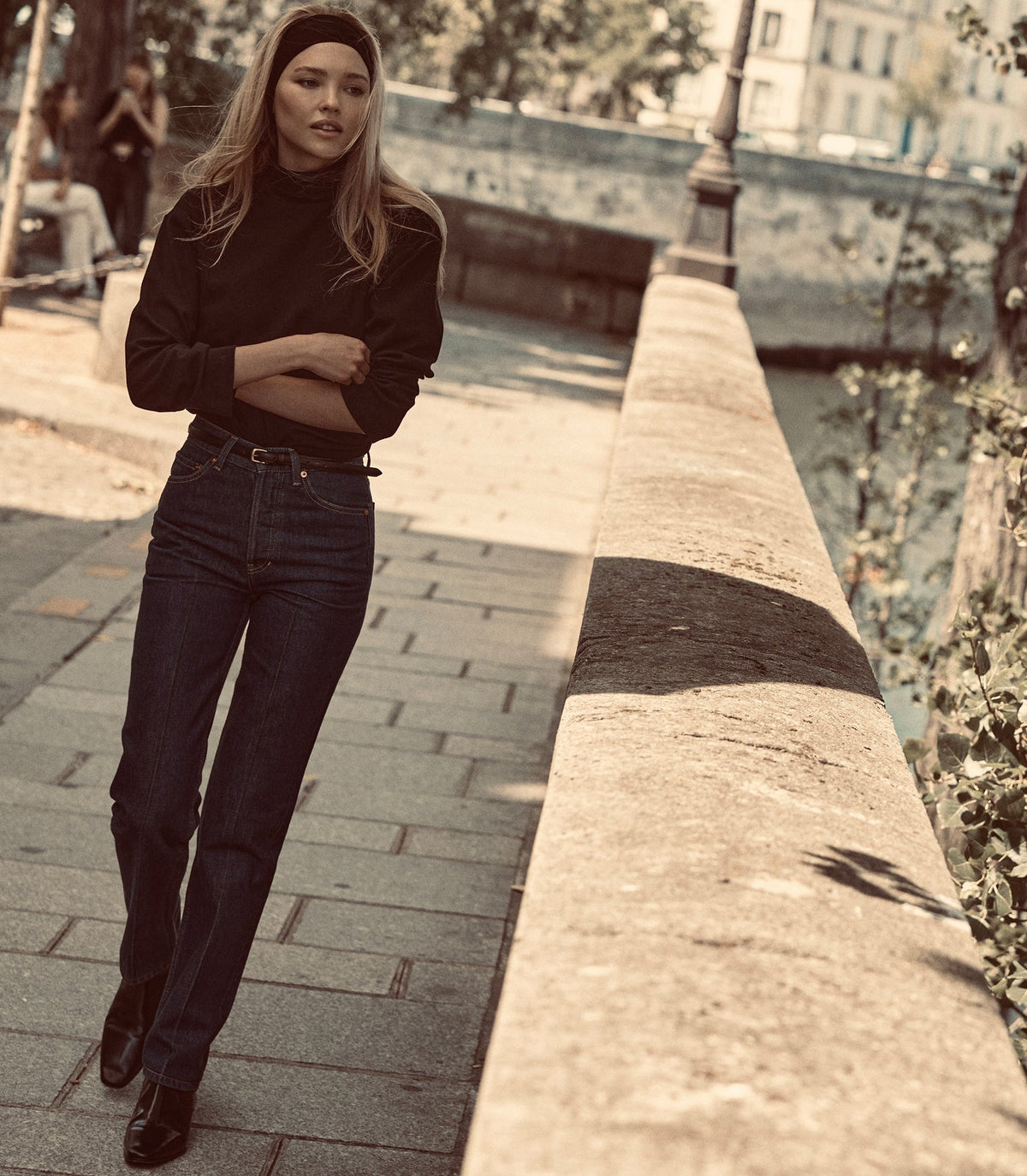 ONDINE JEAN -- CAVALAIRE DARK WASH