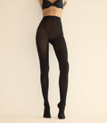 WOLFORD MERINO TIGHTS -- BLACK