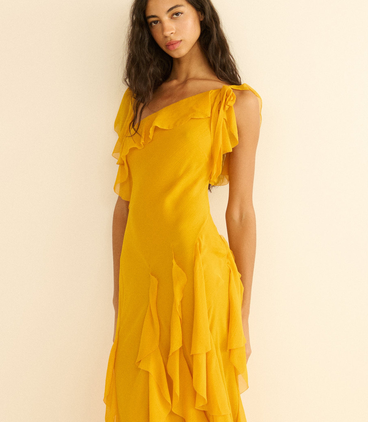 ZELIA DRESS -- SUNFLOWER